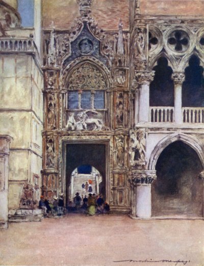 Porta della Carta, Palais des Doges - Mortimer Ludington Menpes